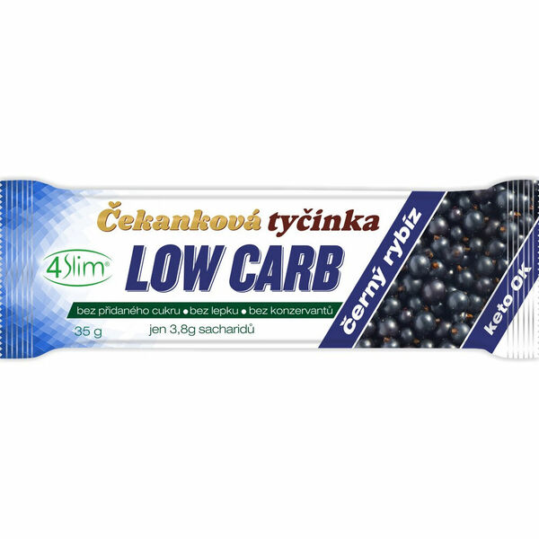4SLIM Čekanková tyčinka Low Carb černý rybíz 35 g porovnat ceny