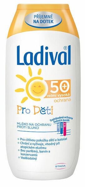 LADIVAL Mléko pro děti SPF50+ 200ml porovnat ceny