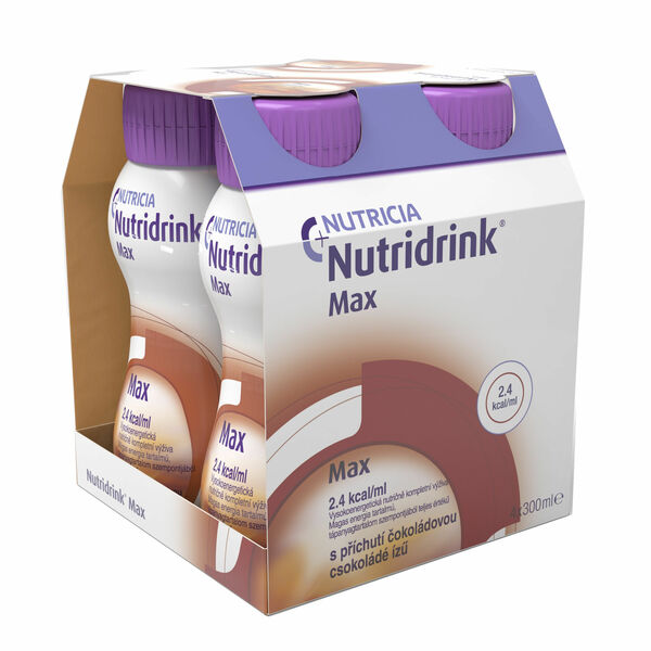 Nutridrink Max příchuť čokoláda 4x300 ml porovnat ceny