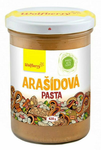Wolfberry Arašídová pasta 420g porovnat ceny