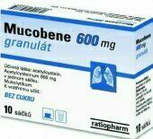 Mucobene 600mg granule 10x3gm/600mg-SA porovnat ceny