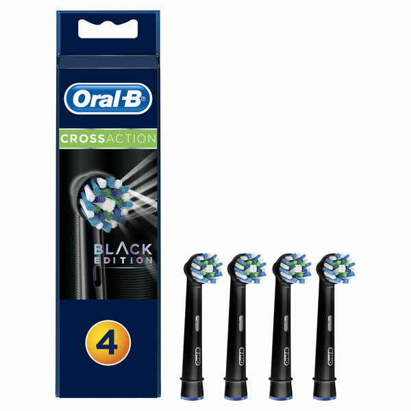 Oral-B CrossAction Black EB50-4 náhradní hlavice 4 ks porovnat ceny