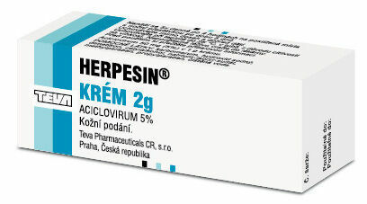 Herpesin 5% krém dermální krém 2g porovnat ceny