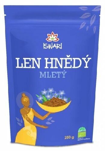 Iswari  BIO Len hnědý - mletý 250g porovnat ceny