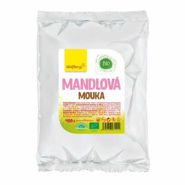 WOLFBERRY Mandlová mouka 1000 g BIO porovnat ceny