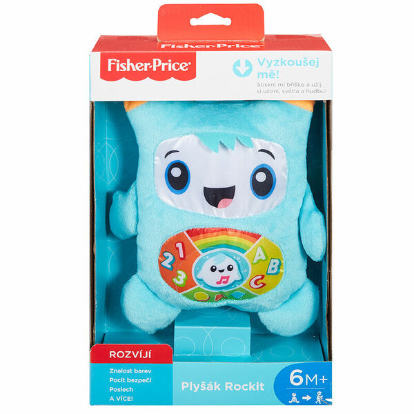Mattel Fisher Price Rockit hudební plyšák CZ porovnat ceny