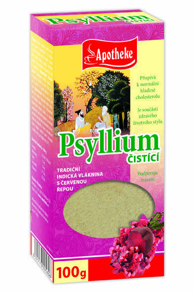Apotheke Psyllium čisticí s červenou řepou 100g porovnat ceny