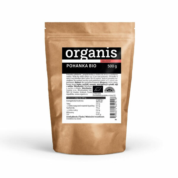 ORGANIS Pohanka 500 g BIO porovnat ceny