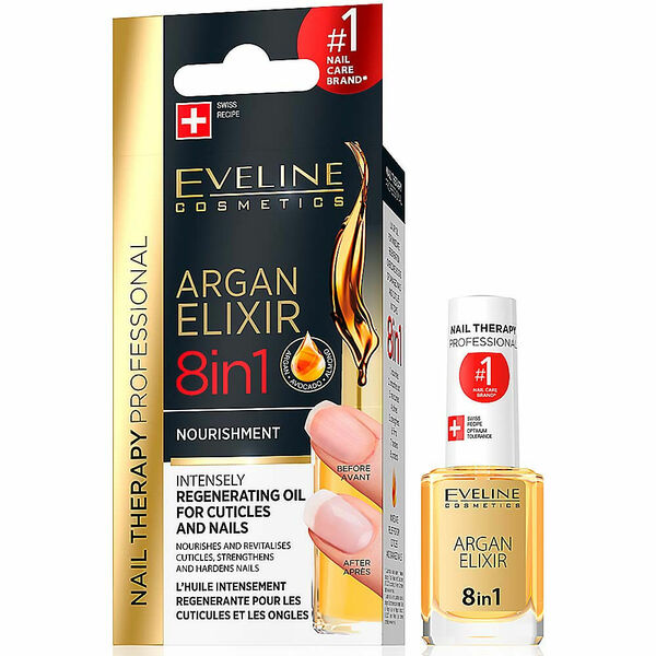 EVELINE Nail Therapy Elixír na kůžičku a nehty 8v1 12 ml porovnat ceny