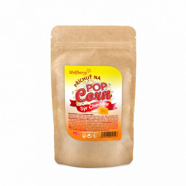WOLFBERRY Příchuť na popcorn Sýr Cheddar 90 g porovnat ceny