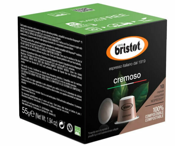 Bristot Kávové kapsle Cremoso 55g porovnat ceny