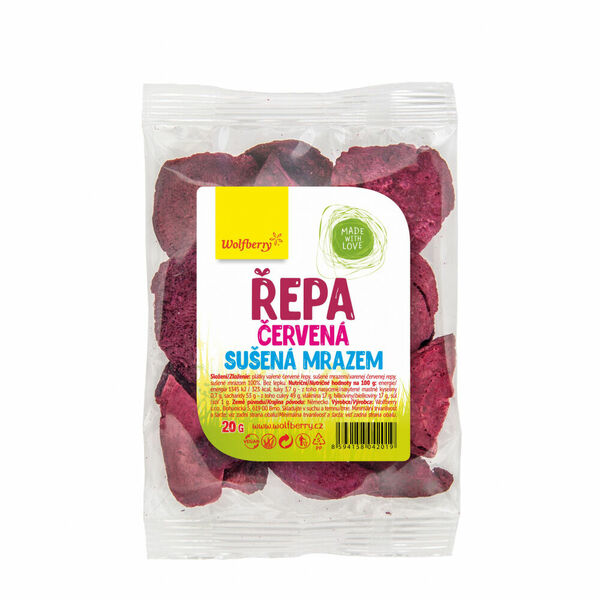 WOLFBERRY Červená řepa lyofilizovaná 20 g porovnat ceny