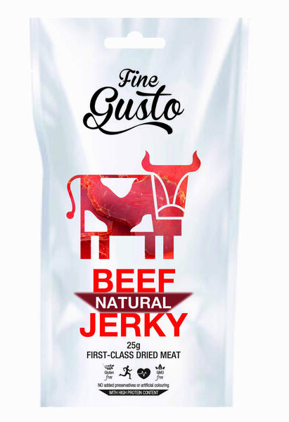 Fine Gusto Hovězí Jerky Natural 25g porovnat ceny