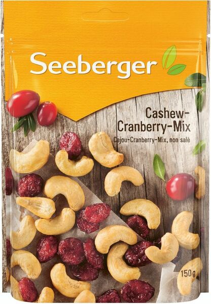 Seeberger Kešu - brusinkový mix 150g porovnat ceny