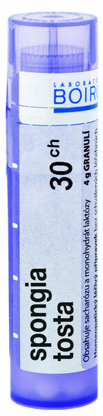 Boiron  Spongia Tosta CH30 granule 4g porovnat ceny