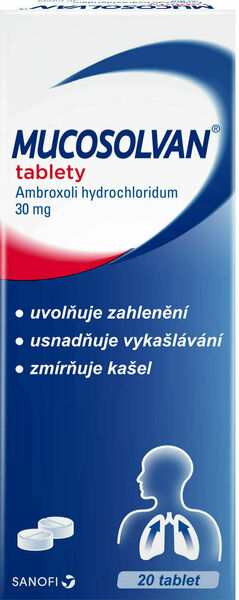 Mucosolvan® 30mg 20 neobalených tablet porovnat ceny