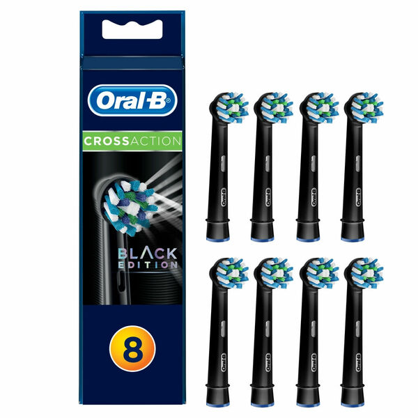 ORAL-B EB 50-8 Cross Action Black Náhradní kartáčkové hlavice 8 ks porovnat ceny