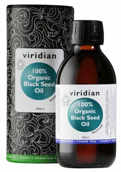 Viridian 100% Organic Black Seed Oil 200ml porovnat ceny