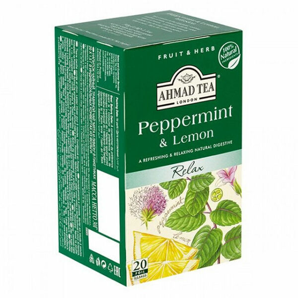 AHMAD TEA Máta a citron 20x1,5 g porovnat ceny