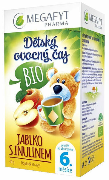 Megafyt Dětský ovocný čaj BIO jablko s inulinem 20x2g porovnat ceny