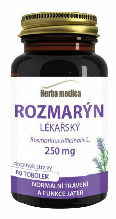 Herba medica Rozmarýn lékařský 250mg, 80 měkkých tobolek porovnat ceny