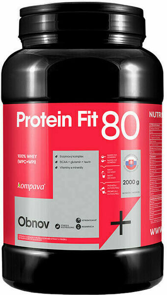Kompava ProteinFit 80 2000g, vanilka porovnat ceny