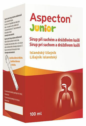 Aspecton Junior Sirup při suchém a dráždivém kašli 100ml porovnat ceny