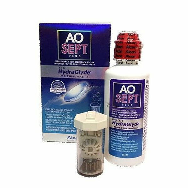 AOSEPT Plus HydraGlyde s pouzdrem 90 ml porovnat ceny