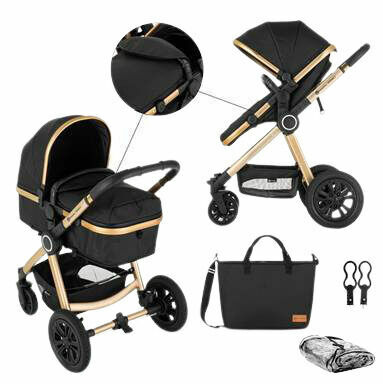 Petite&Mars Kočárek kombinovaný 2v1 Grand II Golden Ebony 2020 porovnat ceny