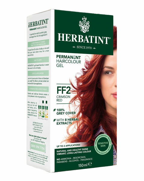 Herbatint Permanentní barva na vlasy karmínová červená FF2, 150ml porovnat ceny