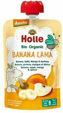 Holle Bio pyré - Banana Lama - Banán, jablko, mango a meruňka 100g porovnat ceny