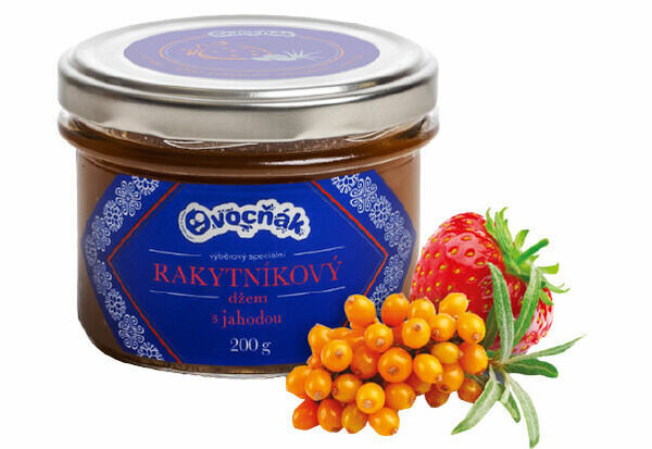 OVOCŇÁK Rakytníkový džem s jahodou 200g porovnat ceny