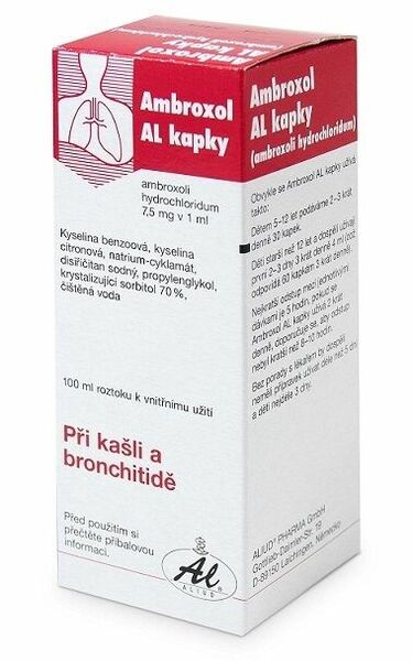 Ambroxol AL kapky 100ml/ 750mg (APA) porovnat ceny