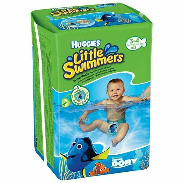 HUGGIES Little Swimmers kalhotky do vody velikost S 7-15 kg 12 ks porovnat ceny