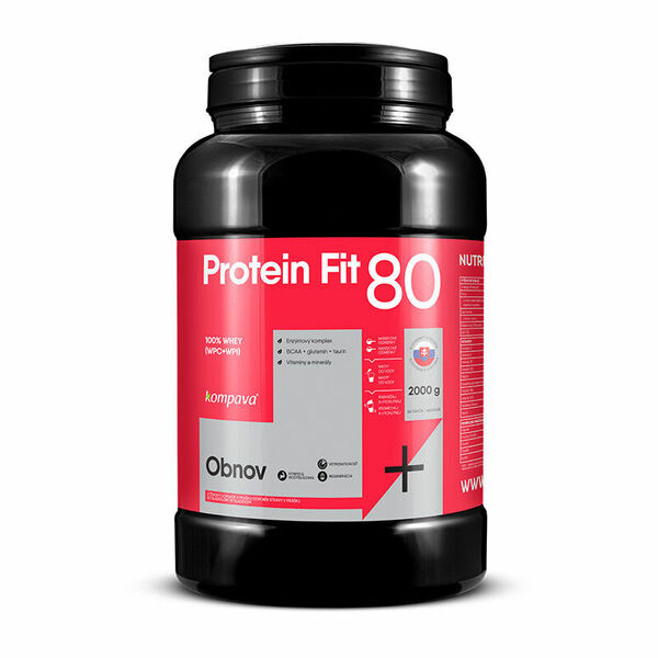 Kompava ProteinFit 80 2000g, čokoláda porovnat ceny