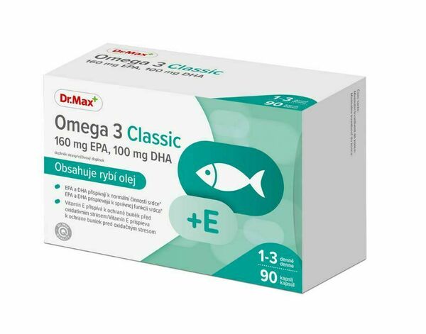 Dr.Max Omega 3 Classic 90 kapslí porovnat ceny