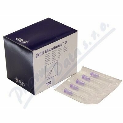 BD Microlance Inj. jehla 24G 0.55x25 fialová 100ks porovnat ceny