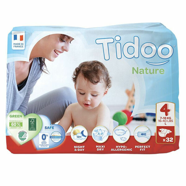 Tidoo 4 Maxi 7-18 kg dětské plenky 32 ks porovnat ceny