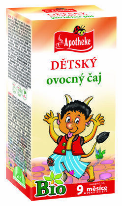 Apotheke Dětský čaj BIO ovocný 20x2g porovnat ceny