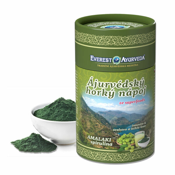 EVEREST AYURVEDA Amalaki Spirulina sypaná směs 100 g porovnat ceny