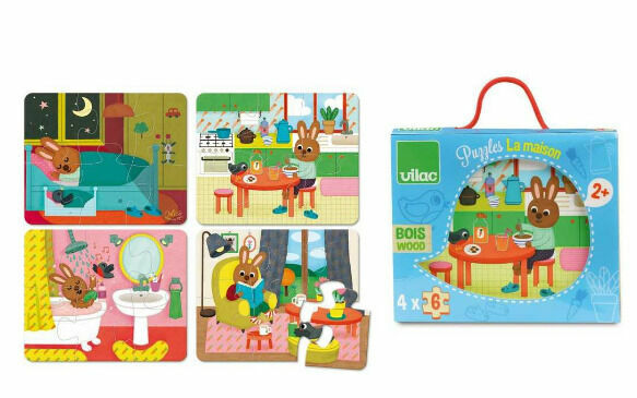 Vilac Dřevěné puzzle Dům porovnat ceny
