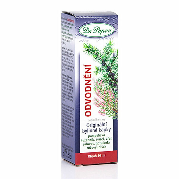 DR. POPOV Kapky bylinné Odvodnění 50 ml porovnat ceny