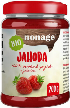 Nonage Bio Jahodové ovocné pyré 200g porovnat ceny