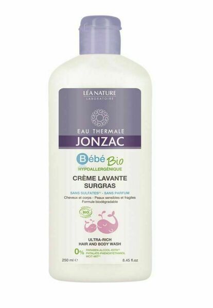 JONZAC Bébé Dětský mycí krém vlasy a tělo BIO 250 ml porovnat ceny