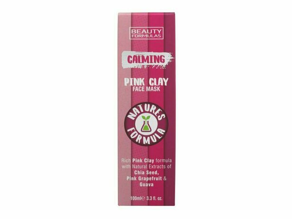 BeautyFormulas  Beauty Formulas Zklidňující maska na obličej Pink clay 100ml porovnat ceny