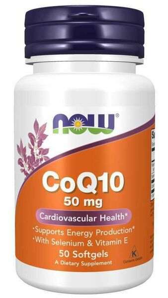 Now Foods Koenzym Q10 (s vitamínem E a selenem) 50mg, 50 kapslí porovnat ceny
