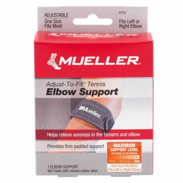 MUELLER Adjust-to-fit Tennis Elbow Support Pásek na tenisový loket 1 kus porovnat ceny