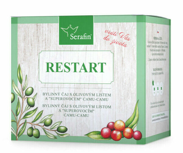Serafin Restart - bylinný čaj sypaný 50g + 60kapslí porovnat ceny