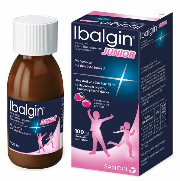 Ibalgin® Junior 40mg/ml sirup 100ml porovnat ceny