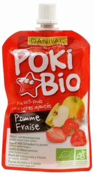 DANIVAL Pyré jablečno-jahodové POKI BIO 90g porovnat ceny
